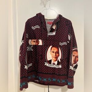 Supreme Obama Anorak Hoodie - Red (Medium)